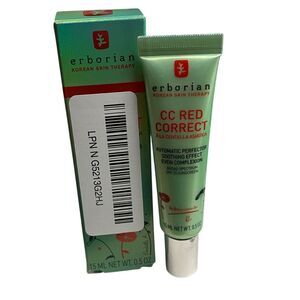 Erborian CC Red Correct Cream 0.5 oz Green Color Corrector SPF 25 New